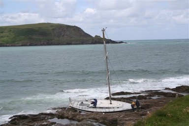 Fly MB Ohlson 38 Fly aground 1